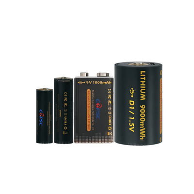 1Bateria recarregável de iões de lítio USB de 0,5 V de 6000 mwh a 9000 mwh