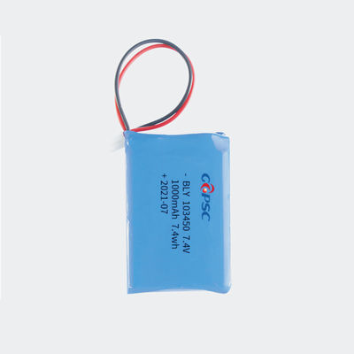 7.4V 1000mAh Bateria de lítio para brinquedos eletrónicos